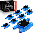 APIC1371 8 Pcs Blue Square Ignition Coil