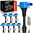 APIC1381 16-Piece Kit Blue Ignition Coil and Iridium Spark Plug Kit