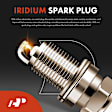 APIC1394 4 Pcs Blue Ignition Coils & 4 Pcs Iridium & Platinum Spark Plugs Kit