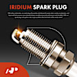 APIC1399 4 Pcs Red Ignition Coil & 4 Pcs Iridium Spark Plug Kit
