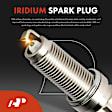 APIC1404 4 Pcs Red Ignition Coils & 4 Pcs Iridium Spark Plugs Kit