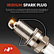 APIC1425 8 Pcs Yellow Ignition Coils & 8 Pcs Iridium Spark Plugs Kit
