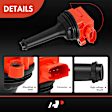 APIC1449 5 Pcs Red Ignition Coil