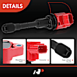 APIC1452 6 Pcs Red Ignition Coil
