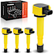 APIC1471 4 Pcs Yellow Ignition Coil