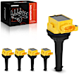 APIC1478 5 Pcs Yellow Ignition Coil