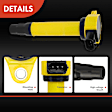 APIC1480 4 Pcs Yellow Ignition Coil