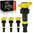 APIC1485 4 Pcs Yellow Ignition Coil