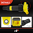 APIC1485 4 Pcs Yellow Ignition Coil
