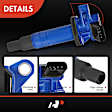 APIC1495 4 Pcs Blue Ignition Coil