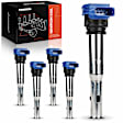 APIC1503 5 Pcs Blue Ignition Coil