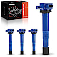 APIC1504 4 Pcs Blue Ignition Coil