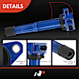 APIC1504 4 Pcs Blue Ignition Coil