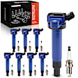 APIC1508 16-Piece Kit Blue Ignition Coil and Iridium Spark Plug Kit