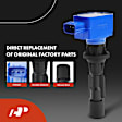APIC1515 4 Pcs Blue Ignition Coil & 4 Pcs Iridium Spark Plug Kit