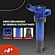 APIC1522 4 Pcs Blue Ignition Coil & 4 Pcs Iridium Spark Plug Kit