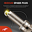 APIC1543 4 Pcs Red Ignition Coil & 4 Pcs Iridium Spark Plug Kit