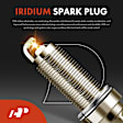 APIC1547 4 Pcs Red Ignition Coil & 4 Pcs Iridium Spark Plug Kit