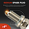 APIC1549 4 Pcs Red Ignition Coil & 4 Pcs Iridium Spark Plug Kit