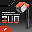 APIC1555 4 Pcs Red Ignition Coil & 4 Pcs Iridium Spark Plug Kit