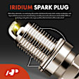 APIC1562 4 Pcs Yellow Ignition Coil & 4 Pcs Double Iridium Spark Plug Kit