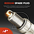 APIC1573 8 Pcs Yellow Ignition Coil & 8 Pcs Iridium Spark Plug