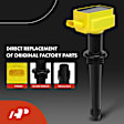 APIC1573 8 Pcs Yellow Ignition Coil & 8 Pcs Iridium Spark Plug