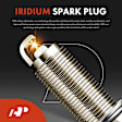 APIC1585 4 Pcs Yellow Ignition Coil & 4 Pcs Iridium Spark Plug Kit