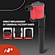 APICK20PG 8 Pcs Red Ignition Coils and 8 Pcs Iridium Spark Plugs Kit