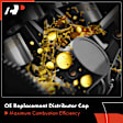 APIDC013 Red Distributor Cap and Rotor Kit