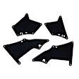 APIF003 4x Front Splash Guards Mud Flaps Fender Liner Shield