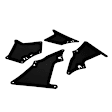 APIF003 4x Front Splash Guards Mud Flaps Fender Liner Shield