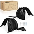 APIF042 2 Pcs Front PP Inner Fender Liners Splash Shield