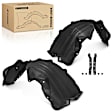 APIF185 2 Pcs Front PET+PP Inner Fender Liners Splash Guard Shield