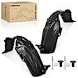 APIF302 2 Pcs Front Inner Fender Liners with Insulation Foam