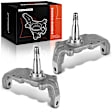 APKS0752 2 Pcs 2 Inch Front Drop Spindles Disc Brakes