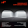 APMCR044 2 Pcs Vew Mirror Cover Cap Chrome