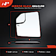 APMGS019 Front Driver Mirror Glass with Heated