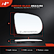 APMGS102 2 Pcs Driver & Passenger Mirror Glass with Power Adjust