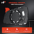 APMGS130 Passenger Mirror Glass with Manual Adjust