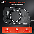 APMGS132 Driver Mirror Glass with Manual Adjust
