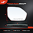 APMGS622 Passenger Mirror Glass with Power Glass Adjust