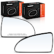 APMGS721 2 Pcs Front Mirror Glass with Manual Adjust