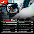 APMGS757 2 Pcs Front Mirror Glass with Manual Adjust
