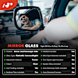 APMGS768 2 Pcs Mirror Glass Heated with Power Adjust