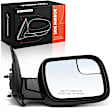 APMI3436TW Textured Black Mirror Assembly Manual Folding