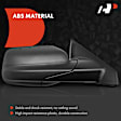 APMI3436TW Textured Black Mirror Assembly Manual Folding