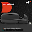 APMI3476TW Passenger Side Mirror, Power Adjust, Heated, Manual Folding, Black, No Signal Light, No Memory, No Puddle Light, No Auto-Dim, No Blind Spot Feature