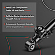 APMSA063 Front Magnetic Shock Absorber, Set of 2