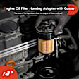 APOFA015 Engine Oil Filter Assembly with 2 Sensors